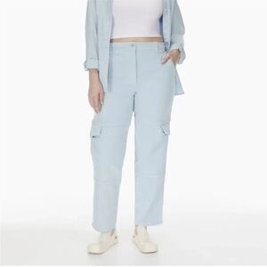 Aritzia Wilfred Free Maeve Cargo Pant Pastel blue​